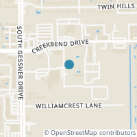 Map location of 10803 Braes Bend Drive, Houston, TX 77071