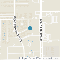 Map location of 7603 Rollingbrook Dr, Houston TX 77071