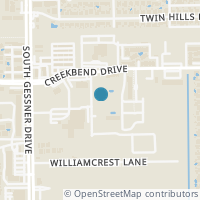 Map location of 10721 Braes Bend Drive #10721, Houston, TX 77071