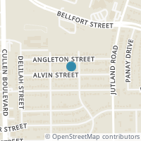 Map location of 4825 Alvin St, Houston TX 77033