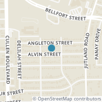 Map location of 4817 Alvin St, Houston TX 77033