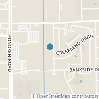 Map location of 10746 Sandpiper Drive, Houston, TX 77096