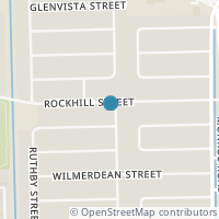Map location of 8318 Rockhill Street, Houston, TX 77061