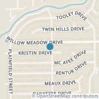 Map location of 9302 Kristin Dr, Houston TX 77031