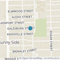 Map location of 4212 Galesburg Street, Houston, TX 77051
