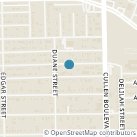 Map location of 4612 Galesburg St, Houston TX 77051