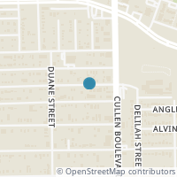 Map location of 4632 Galesburg Street, Houston, TX 77051
