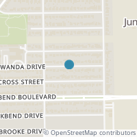 Map location of 4405 Tonawanda Drive, Houston, TX 77035