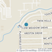 Map location of 9418 Willow Meadow Dr, Houston TX 77031