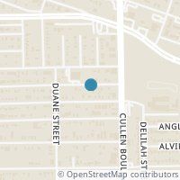 Map location of 4620 Davenport Street, Houston, TX 77051