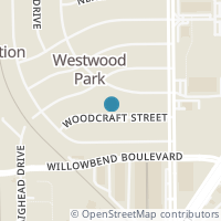 Map location of 4106 Woodcraft Street, Houston, TX 77025