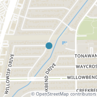 Map location of 10513 Willowgrove Drive, Houston, TX 77035