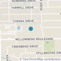 Map location of 5743 Concha Ln, Houston TX 77096