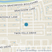 Map location of 8118 Braes Meadow Drive, Houston, TX 77071