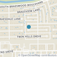 Map location of 8122 Braes Meadow Drive, Houston, TX 77071
