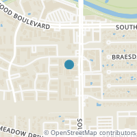Map location of 10100 S Gessner Rd Ste 729, Houston TX 77071