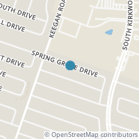 Map location of 12051 Spring Grove Dr, Houston TX 77099