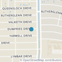 Map location of 5415 Dumfries Dr, Houston TX 77096