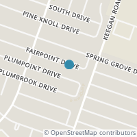 Map location of 12119 Fairpoint Dr, Houston TX 77099