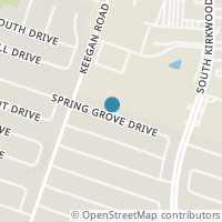 Map location of 12054 Spring Grove Dr, Houston TX 77099