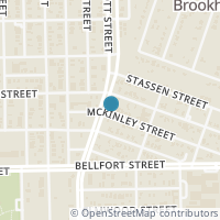 Map location of 3925 Mckinley Street, Houston, TX 77051