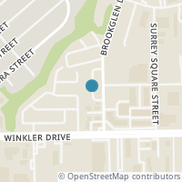 Map location of 6044 Bonn Echo Lane, Houston, TX 77017