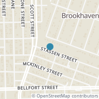 Map location of 4105 Stassen Street, Houston, TX 77051