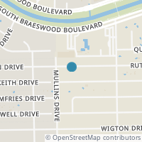 Map location of 5647 Rutherglenn Dr, Houston TX 77096