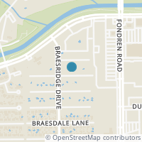 Map location of 7622 Braesview Ln, Houston TX 77071