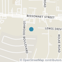 Map location of 9797 Leawood Blvd #503, Houston TX 77099