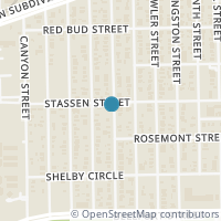 Map location of 8214 Grandview Street, Houston, TX 77051