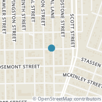 Map location of 3730 Stassen St, Houston TX 77051