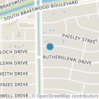 Map location of 5347 Queensloch Dr, Houston TX 77096