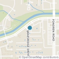 Map location of 7655 S Braeswood Boulevard #9, Houston, TX 77071