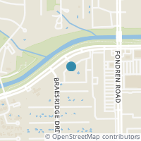 Map location of 7655 S Braeswood Blvd #12, Houston TX 77071