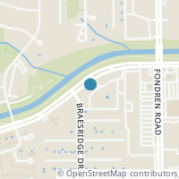 Map location of 7655 S Braeswood Blvd #10, Houston TX 77071