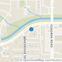 Map location of 7655 S Braeswood Boulevard #40, Houston, TX 77071