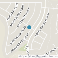 Map location of 3639 BENNINGTON WAY, San Antonio, TX 78261
