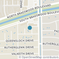 Map location of 9706 Oasis Dr, Houston TX 77096