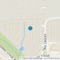 Map location of 25030 Kiowa Crk, San Antonio TX 78255