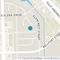 Map location of 7923 Glenview Dr, Houston TX 77061