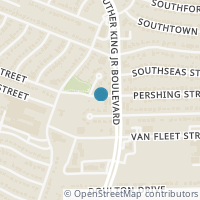 Map location of 5526 Pershing Street, Houston, TX 77033