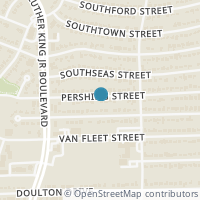 Map location of 5814 Pershing Street, Houston, TX 77033