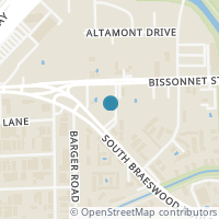 Map location of 9090 S Braeswood Boulevard #10, Houston, TX 77074