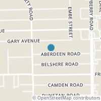 Map location of 1201 Aberdeen Rd, Pasadena TX 77502