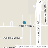 Map location of 5403 Pine Ave, Pasadena TX 77503
