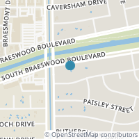 Map location of 5323 S Braeswood Blvd, Houston TX 77096