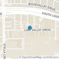 Map location of 3614 Link Valley Drive, Houston, TX 77025