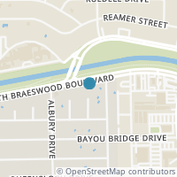 Map location of 6115 S Braeswood Blvd, Houston TX 77096