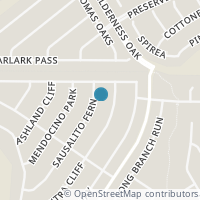 Map location of 3826 Sausalito Fern, San Antonio TX 78261